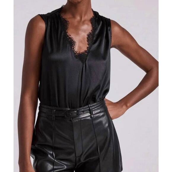 Generation Love Callie Lace Combo Tank Black size XS - Picture 2 of 6